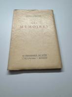 Vintage boek My Memoirs Maurice Wilmotte 1948 ongesneden, Boeken, Ophalen of Verzenden, Zo goed als nieuw