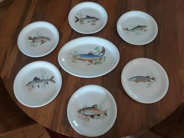 Magnifique service à poisson beschikbaar voor biedingen