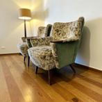 Set van 2 vintage eenzitjes / cocktailstoelen / fauteuils, Ophalen of Verzenden