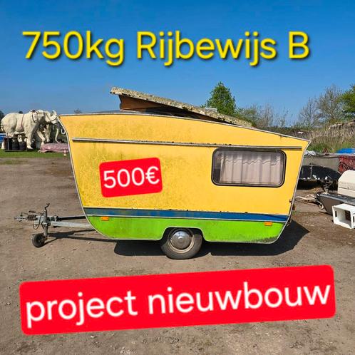 Caravan 750kg Otten zwerver wisselstukken chassis bouw 750kg, Caravans en Kamperen, Vouwwagens, Ophalen