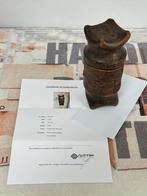 Doos Hout Congo 1930-1940 houten bak Afrika + Certificaat, Antiek en Kunst, Ophalen of Verzenden