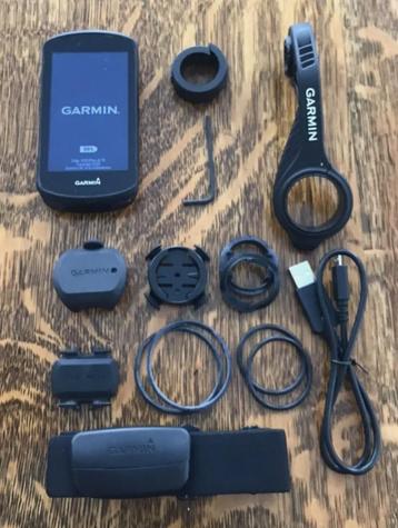 Garmin Edge 1030 Plus GPS Fietscomputer Sensor Bundel - Zwar beschikbaar voor biedingen