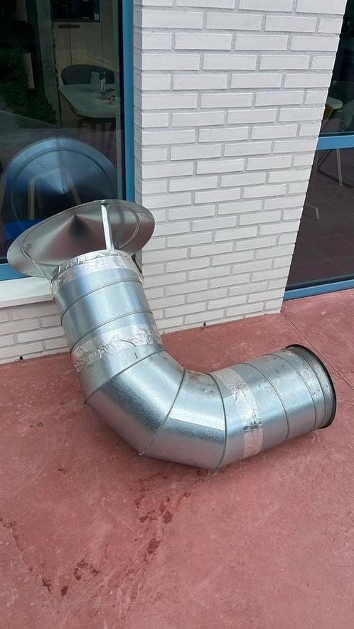 RVS dampkap afvoerbuis   NIEUW, Doe-het-zelf en Bouw, Ventilatie en Afzuiging, Nieuw, Ophalen
