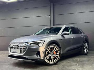 Audi e-tron 50 Quattro / Leder / Camera / RS 21"alu's, Autos, Cuir, Argent ou Gris, Euro 6, Entreprise