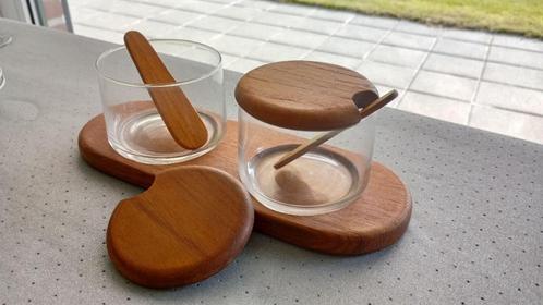 Set voor confituur, humus, spreads, Huis en Inrichting, Keuken | Servies, Nieuw, Overige typen, Overige stijlen, Glas, Ophalen of Verzenden