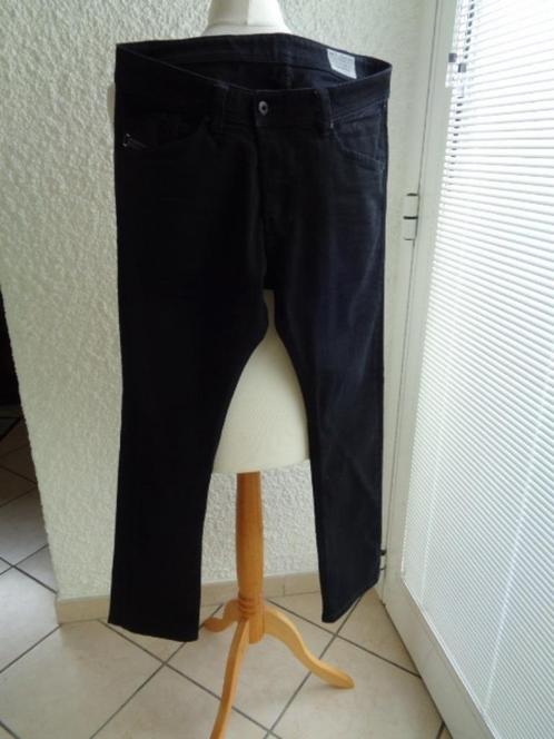 Pantalon jeans noir. Marque: "DIESEL". Taille 30., Kleding | Heren, Spijkerbroeken en Jeans, Gedragen, Overige jeansmaten, Zwart