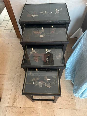 Chinese bijzettafels en salontafels, geen brol,, Antiek en Kunst, Ophalen