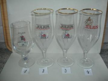 Bierglas Julius, Hoegaarden, 4 verschillende beschikbaar voor biedingen