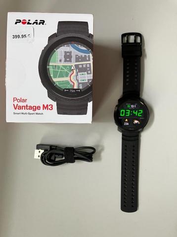Polar Vantage M3 - Black - ZGAN, Enlèvement ou Envoi, Comme neuf, Noir, Polar