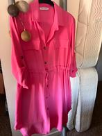 KOSTO FASHION fleurige fushia roze zomerjurk maat medium, Kleding | Dames, Jurken, Ophalen of Verzenden, Zo goed als nieuw, Knielengte