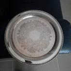 2 grote verzilverde schotels.  ( lot), Enlèvement ou Envoi