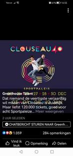 Ticket Clouseau 28 december, Tickets en Kaartjes