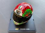 Valentino Rossi 1:5 helm 2008 Misano Yamaha YZR-M1 MotoGP, Ophalen of Verzenden, Nieuw, Motoren