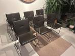 Arco Frame stoelen, Huis en Inrichting, Stoelen, Ophalen, Bruin, Zo goed als nieuw, Metaal