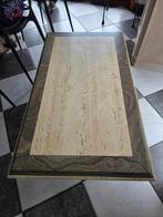 Table de salon en marbre avec pied en marbre 70x120, Huis en Inrichting, Tafels | Salontafels, Ophalen, Gebruikt
