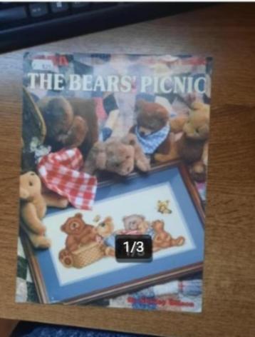 Borduur patroon the bears picnic by shirley wilson beschikbaar voor biedingen