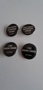 Boutons Andy Warhol, objet de collection d'art, Enlèvement ou Envoi