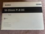 Sigma 18-35 f1.8 (Nikon), TV, Hi-fi & Vidéo, Comme neuf, Enlèvement