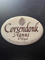 Corsendonk reclamebord metaal, Verzamelen, Merken en Reclamevoorwerpen, Ophalen, Zo goed als nieuw, Reclamebord