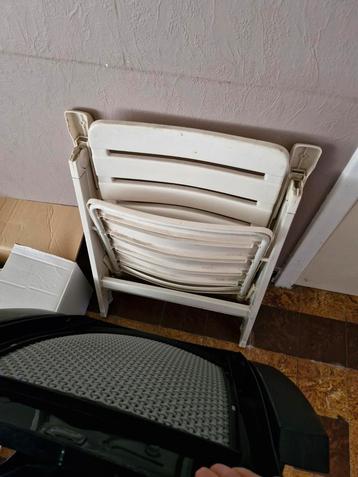 Chaise de jardin blanche, Enlèvement, Comme neuf