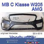 W205 AMG Voorbumper Mercedes C43 AMG Sedan PDC C Klasse 205, Pare-chocs, Avant, Utilisé, Enlèvement ou Envoi
