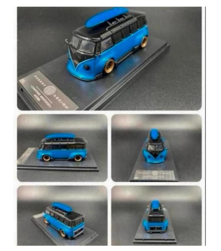 Inspire Model 1/64 Volkswagen Robert Design Kombi Camper VW, Hobby en Vrije tijd, Modelauto's | Overige schalen, Nieuw, Auto, Ophalen of Verzenden