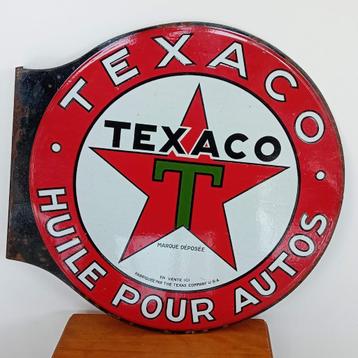 Zeldzaam emaille reclamebord Texaco ca 1930-40 beschikbaar voor biedingen