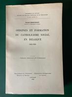Origines et formation du catholicisme social en Belgique, Ophalen of Verzenden, 19e eeuw, Zo goed als nieuw
