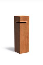 Cortenstalen brievenbus 350x350x1200, Ophalen, Nieuw, Staal