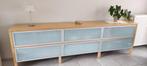 Dressoir + Vitrinekast vol hout, Huis en Inrichting, Kasten | Vitrinekasten, Ophalen, Gebruikt, Met klep(pen), Modern, tijdloos, rustiek
