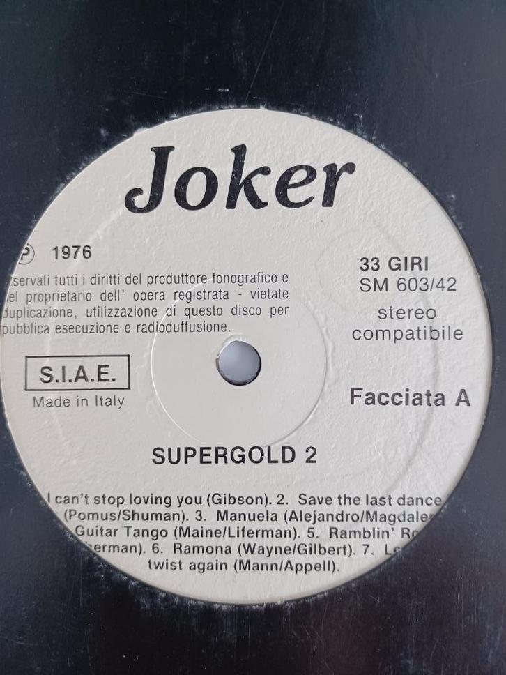 Oldies LP : Various – Supergold Vol. 2, Cd's en Dvd's, Vinyl | Pop, Gebruikt, 1960 tot 1980, 12 inch, Ophalen of Verzenden