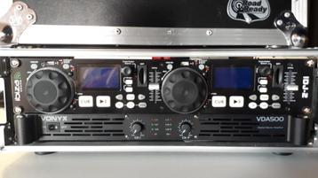 Versterker Vonyx VDA500 & MP3 speler Ibiza Sound