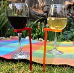 Picknick set / kampeer set bekerhouders, plastic borden, ..., Hobby en Vrije tijd, Picknickmanden, Ophalen of Verzenden, Gebruikt