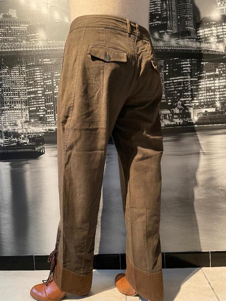 prachtige broek IKKS kaki kleur - Size 42, Kleding | Dames, Broeken en Pantalons, Zo goed als nieuw, Maat 42/44 (L), Groen, Lang