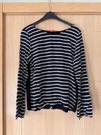 Gestreepte blouse S.Oliver maat 40 (nr4296), Maat 38/40 (M), Wit, Ophalen of Verzenden, Zo goed als nieuw