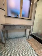 Sidetafel zilvergrijs, Ophalen, Rechthoekig, Overige houtsoorten, Elegant , brocante, vintage