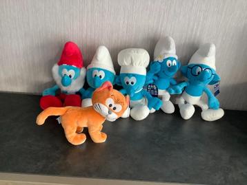 De Smurfen verschillende pluche characters (Nieuw) (22-37 cm beschikbaar voor biedingen