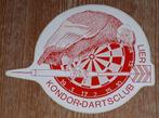 Vintage sticker Kondor Dartsclub Lier retro darts, Verzamelen, Stickers, Bedrijf of Vereniging, Ophalen of Verzenden, Zo goed als nieuw