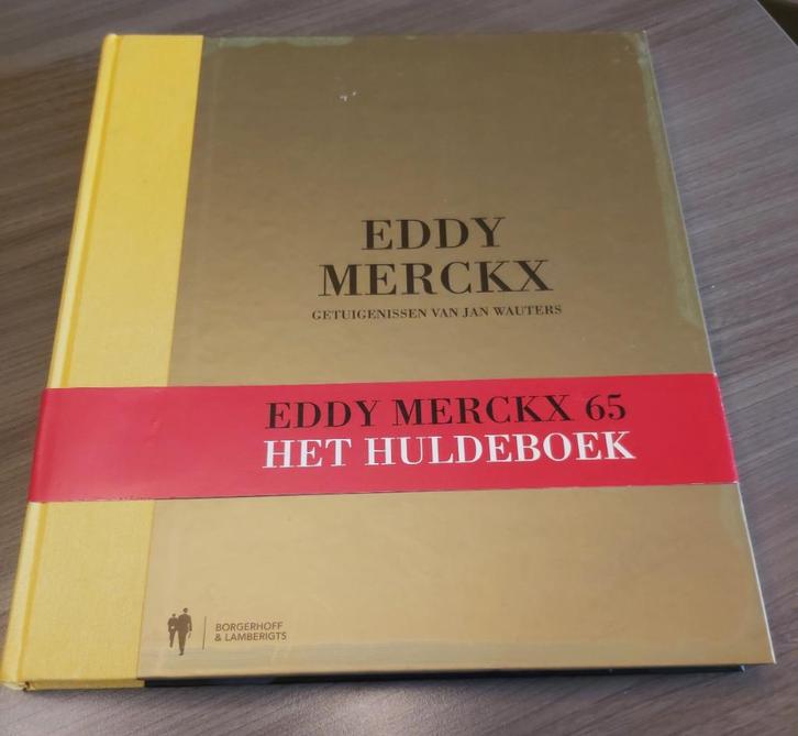 Eddy Merckx 65 - Het Huldeboek, Boeken, Sportboeken, Gelezen, Lopen en Fietsen, Ophalen of Verzenden