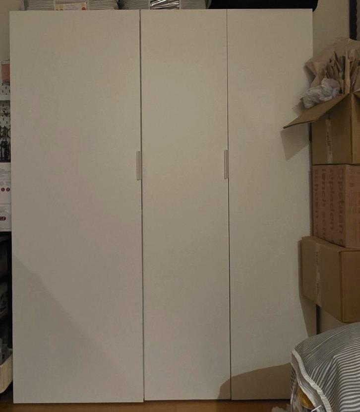 IKEA PLATSA Kleerkast 140x55x180 cm., Huis en Inrichting, Kasten | Kleerkasten, Zo goed als nieuw, 150 tot 200 cm, 100 tot 150 cm