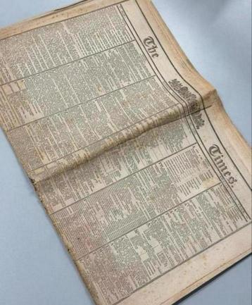 THE TIMES London January 23rd 1901 - Antiek krant engeland beschikbaar voor biedingen