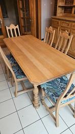 Salle à manger en chêne aérogommé, Antiquités & Art, Enlèvement