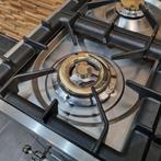 🔥 Poêle Boretti de luxe 70 cm en acier inoxydable 4 brûleur, Comme neuf, 4 zones de cuisson, Classe énergétique A ou plus économe
