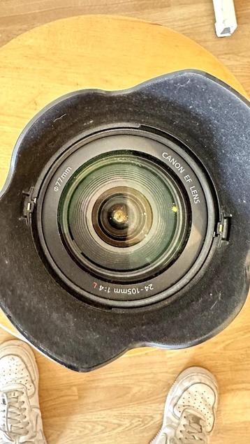 Canon zoom lens EF-24-105 1:4 L IS USM, Audio, Tv en Foto, Ophalen of Verzenden, Gebruikt, Overige typen, Zoom