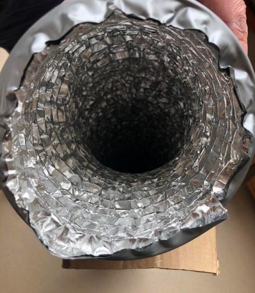 Flexibele ventilatie slang (2 stuks), Doe-het-zelf en Bouw, Ventilatie en Afzuiging, Zo goed als nieuw, Ophalen