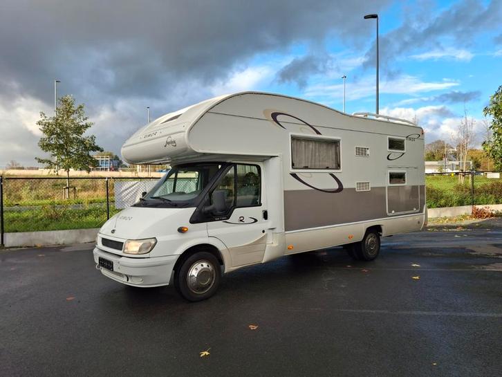 Ford mobilhome rimor, Caravans en Kamperen, Mobilhomes, Particulier, meer dan 6, Alkoof, Ford, Ford, Diesel, Handgeschakeld, 7 tot 8 meter