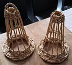 2 Supports à boudin et/ou saucisse en osier-vintage, Ophalen of Verzenden