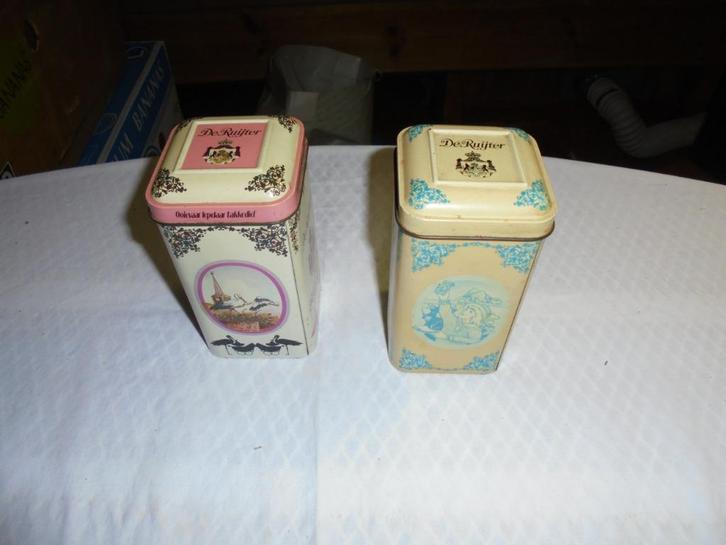 Vintage blikken doos De Ruyters, Verzamelen, Blikken, Zo goed als nieuw, Overige, Overige merken, Ophalen of Verzenden