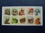 Beestjes - 10 x 1 zelfklevend - Postfris - Postzegelboekje, Postzegels en Munten, Verzenden, Postfris, Postfris