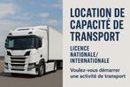 Licence de transport professionnel 250€/mois, Vacatures, Vacatures | Logistiek, Inkoop en Transport